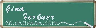 Gina Herkner Visitenkarte